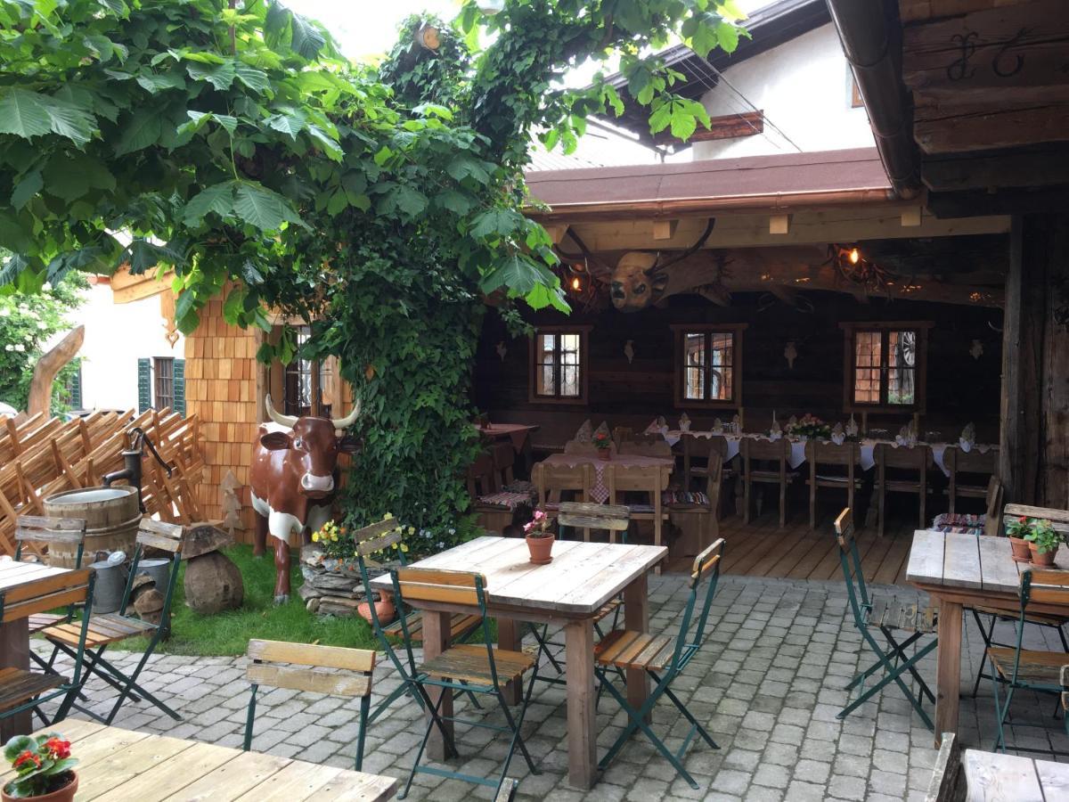 פוש אן דר גלוקנשטראסה Gasthof Zacherlbraeu מראה חיצוני תמונה